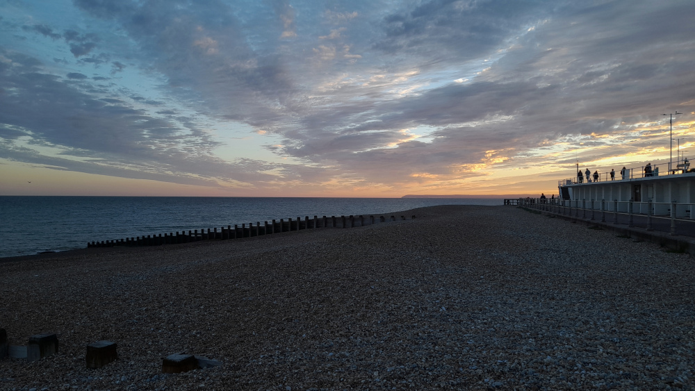 Sunset at St Leonards beach
